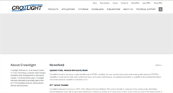 Desktop Screenshot of crosslight.com